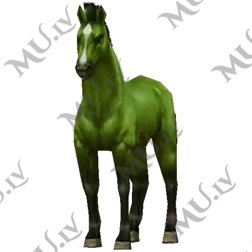 New Year Green Horse